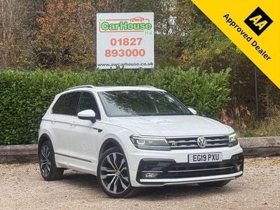 White Used 2019 VW Tiguan R-line SUV | £16,499 (Good price)