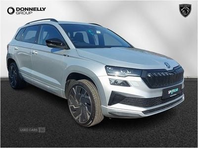 Used Skoda Karoq SportLine 150 HP (110 kW) 2023 Silver SUV