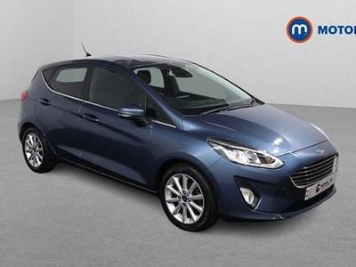 Used Ford Fiesta Titanium 125 HP (91 kW) 2019 Blue Hatchback