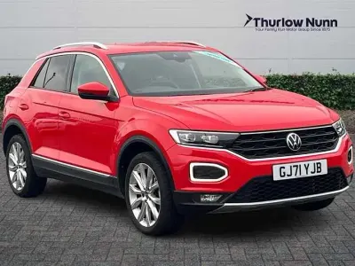 Used VW T-Roc SEL 150 HP (110 kW) 2021 Red SUV