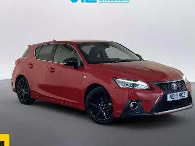 Used Lexus CT200h Sport Line 136 HP (100 kW) 2019 Red Hatchback