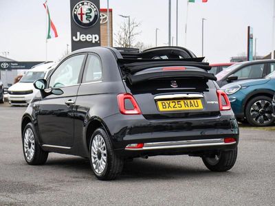 Used Fiat 500C S 70 HP (51 kW) 2025 Black Cabriolet