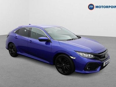 Used Honda Civic SR 2019 Blue Hatchback
