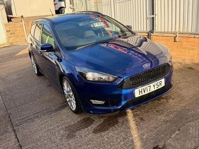 Blue Used 2017 Ford Focus ST-Line Estate | £6,995 (Good price)