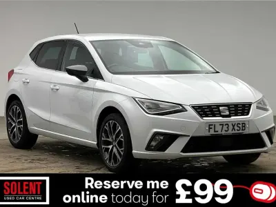 Used Seat Ibiza XCELLENCE 108 HP (79 kW) 2023 White Hatchback