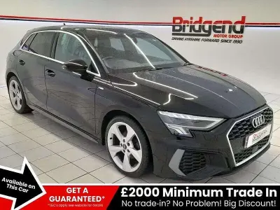 Used Audi A3 S-Line 110 HP (80 kW) 2022 Black Sedan