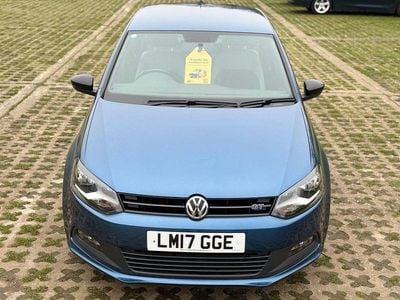 Begagnad VW Polo BlueGT 150 HK (110 kW) 2017 Blå Halvkombi