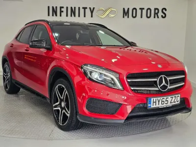 Used Mercedes GLA220 AMG line 170 HP (125 kW) 2015 Red SUV