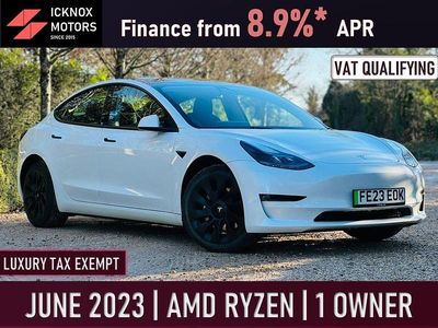 White Used 2023 Tesla Model 3 Long Range RWD Sedan | £23,790 (Fair price)