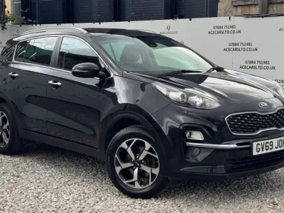 Begagnad Kia Sportage 130 HK (95 kW) 2020 Svart SUV