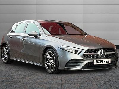 Used Mercedes A200 AMG Line Premium 150 HP (110 kW) 2019 Mountain grey Hatchback