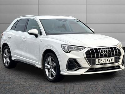 Used Audi Q3 S-Line 150 HP (110 kW) 2021 Ibis white SUV
