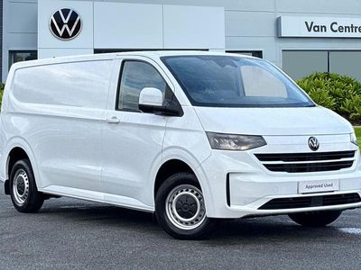 White New 2025 VW Transporter Van | £27,991 (A bit pricey)