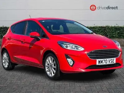 Used Ford Fiesta Titanium 2021 Red Hatchback