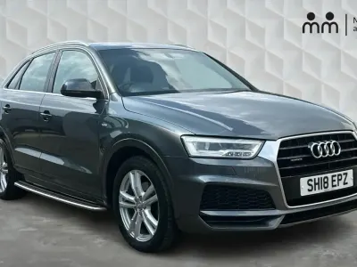 Used Audi Q3 S-Line 150 HP (110 kW) 2018 Grey SUV