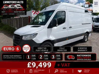 Used Mercedes Sprinter Progressive 147 HP (108 kW) 2022 White Van
