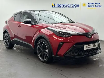 Used Toyota C-HR Sport 184 HP (135 kW) 2021 Red and black SUV