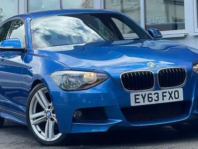 Used BMW 118 M Sport 170 HP (125 kW) 2013 Blue Hatchback