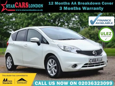 Używany Nissan Note Acenta Premium 98 KM (72 kW) 2016 Biały Hatchback