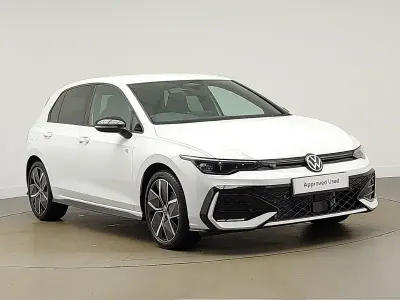 New VW Golf VIII Black Edition 150 HP (110 kW) 2025 White Hatchback