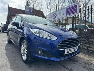 Used Ford Fiesta Zetec 82 HP (60 kW) 2017 Blue Hatchback