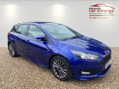 Używany Ford Focus ST-Line 120 KM (88 kW) 2017 Niebieski Hatchback