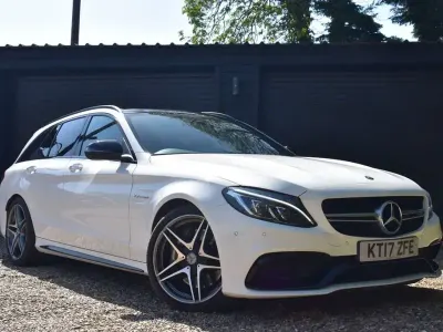 Begagnad Mercedes C63 AMG Premium 2017 Vit Kombi