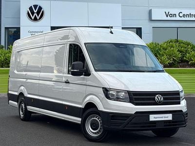 White New 2025 VW Crafter Van | £34,991 (Fair price)