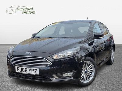 Black Used 2018 Ford Focus Zetec Hatchback | £8,495 (Good price)