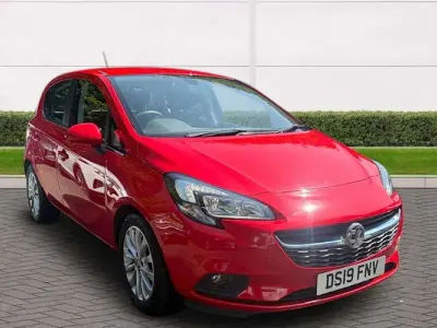 Used Vauxhall Corsa 90 HP (66 kW) 2019 Red Hatchback