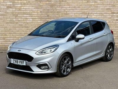 Silver Used 2018 Ford Fiesta ST-Line Hatchback | £7,975 (Fair price)
