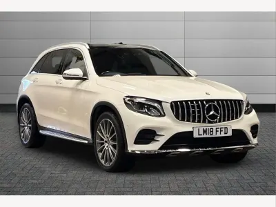 Second-hand Mercedes GLC220 AMG Line Premium 168 CP (123 kW) 2018 Alb SUV