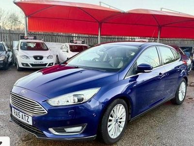 Blue Used 2015 Ford Focus Titanium X Hatchback | £5,345 (Fair price)