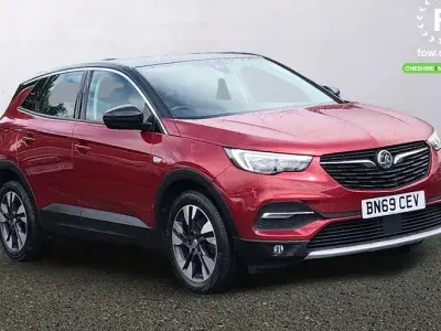 Used Vauxhall Grandland X Sport 131 HP (96 kW) 2019 Red SUV