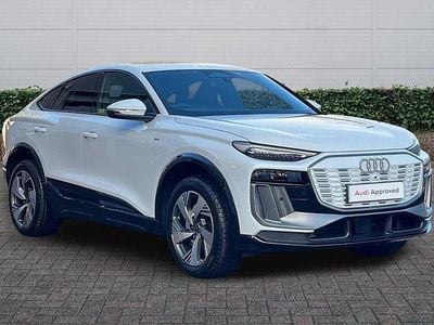 Glacier white metallic New 2025 Audi Q6 e-tron S-Line SUV | £62,995 (A bit pricey)