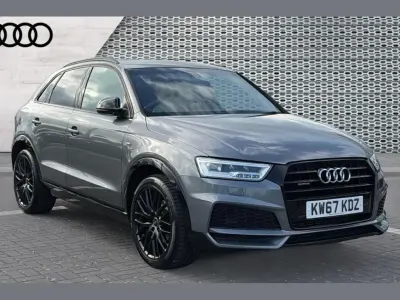 Used Audi Q3 Black Edition 177 HP (130 kW) 2018 Grey SUV