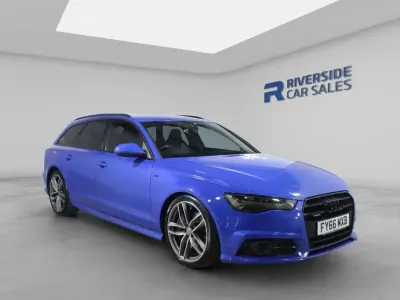 Used Audi A6 Black Edition 320 HP (235 kW) 2016 Blue Estate