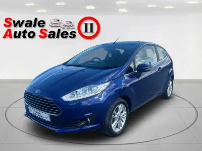 Usado Ford Fiesta Zetec 100 HP (73 kW) 2016 Azul Citadino