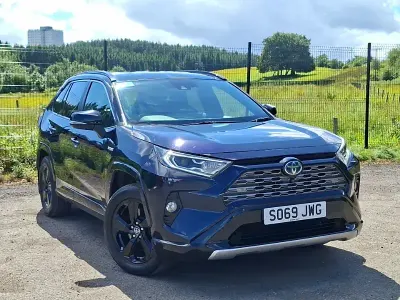 Used Toyota RAV4 Hybrid 222 HP (163 kW) 2019 Blue SUV