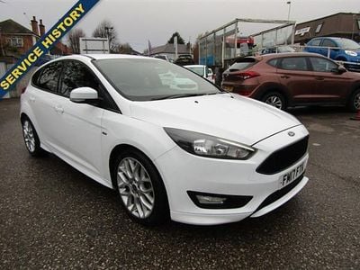 White Used 2017 Ford Focus ST-Line Hatchback | £7,350 (Good price)