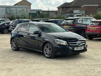 Used Mercedes A180 109 HP (80 kW) 2014 Black Hatchback