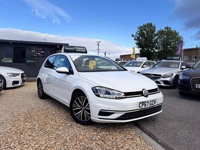 Used VW Golf VII SE 125 HP (91 kW) 2018 White Hatchback