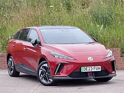 Used MG MG4 EV Trophy 149 kW (203 HP) 2023 Red Hatchback