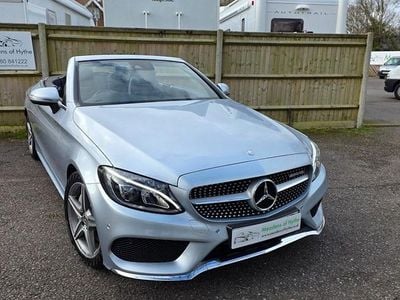 Used Mercedes C250 AMG Line Premium Plus 204 HP (150 kW) 2017 Silver Cabriolet