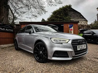 Used Audi A3 Sportback Black Edition 150 HP (110 kW) 2020 Silver Hatchback