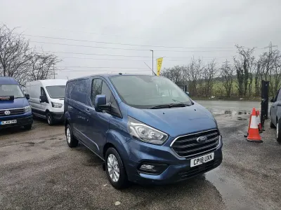 Used Ford Transit Custom Limited 130 HP (95 kW) 2018 Blue Van