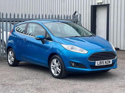 Used Ford Fiesta Zetec 2015 Blue Hatchback