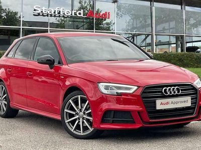 Used Audi A3 Black Edition 147 HP (108 kW) 2020 Red Hatchback