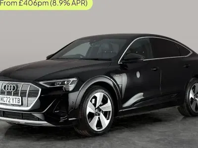 Used Audi e-tron Sportback S-Line 300 kW (408 HP) 2022 Black SUV