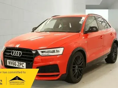 Used Audi Q3 Black Edition 184 HP (135 kW) 2017 Red SUV